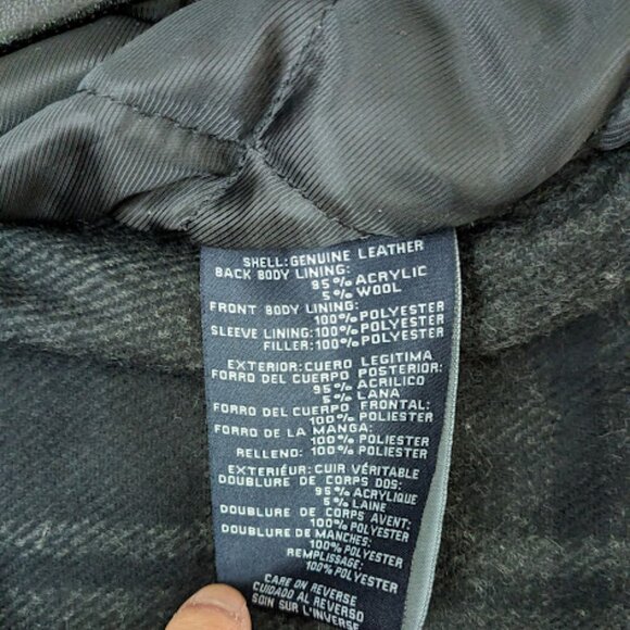 Tommy Hilfiger Black Leather Jacket - Picture 5 of 5